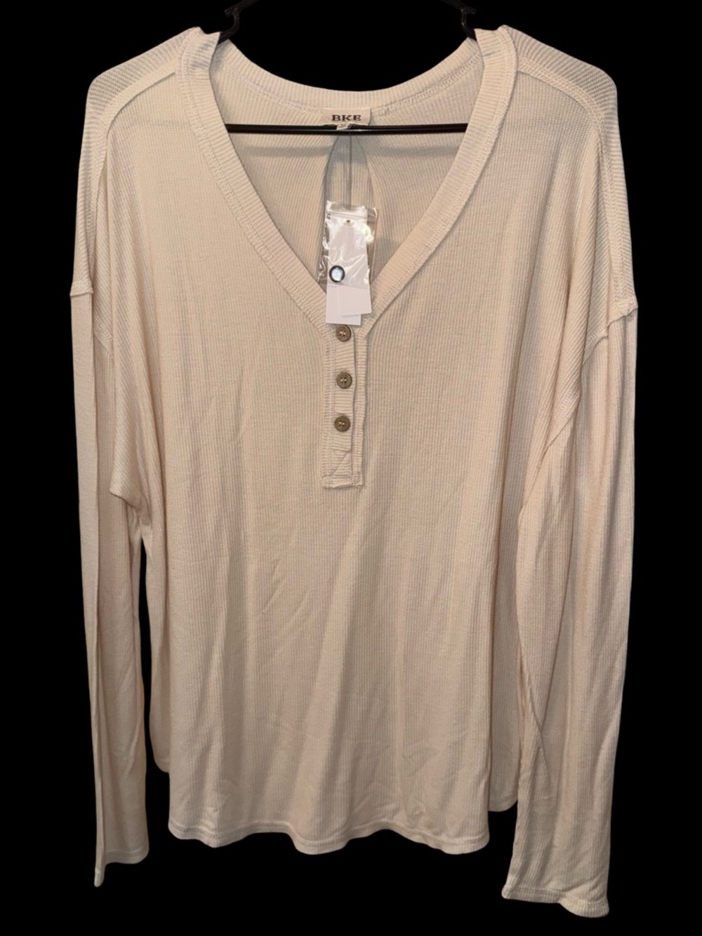 BKE Ribbed Henley - Picture 5 of 7